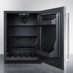 24" Wide Built-In All-Refrigerator, ADA Compliant (Panel Not Included), RHD