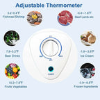 SMAD 5 Cu ft Chest Freezer Removable Baskets Free-Standing Top Open Door Deep Freezer, White