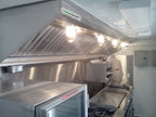 HOODMART 4�� Concession Trailer Hood for Food Truck | UL and NSF Listed | Commercial Range Hood with Baffle Style Filters and Grease Cup | Stainless Steel Kitchen Equipment