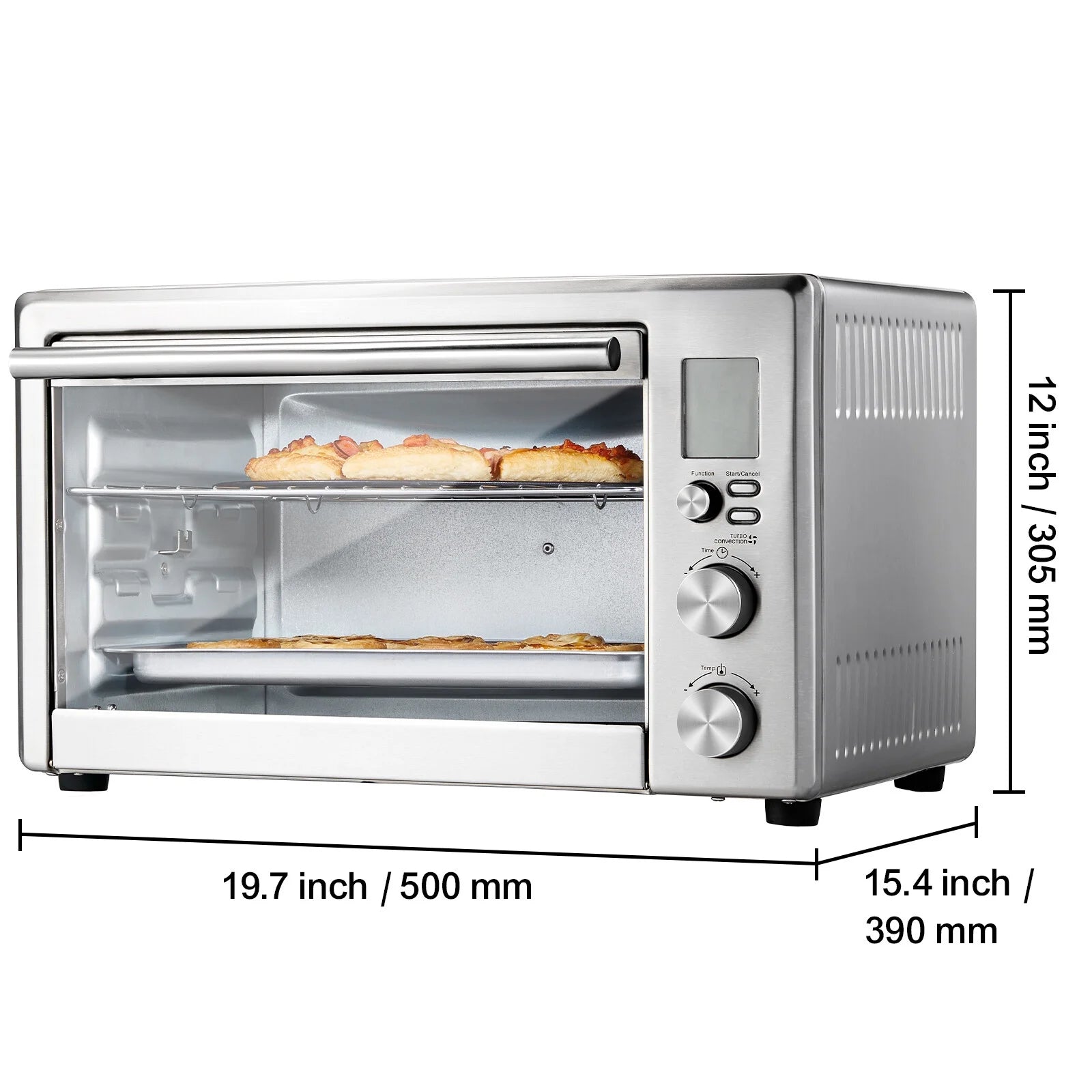 XYTREW Countertop Convection Oven 28L Toaster Baker Bread 10-IN-1 1800W for Home Use