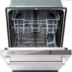 Cosmo 48" Double Oven Gas Range & Dishwasher & French Door Refrigerator Set