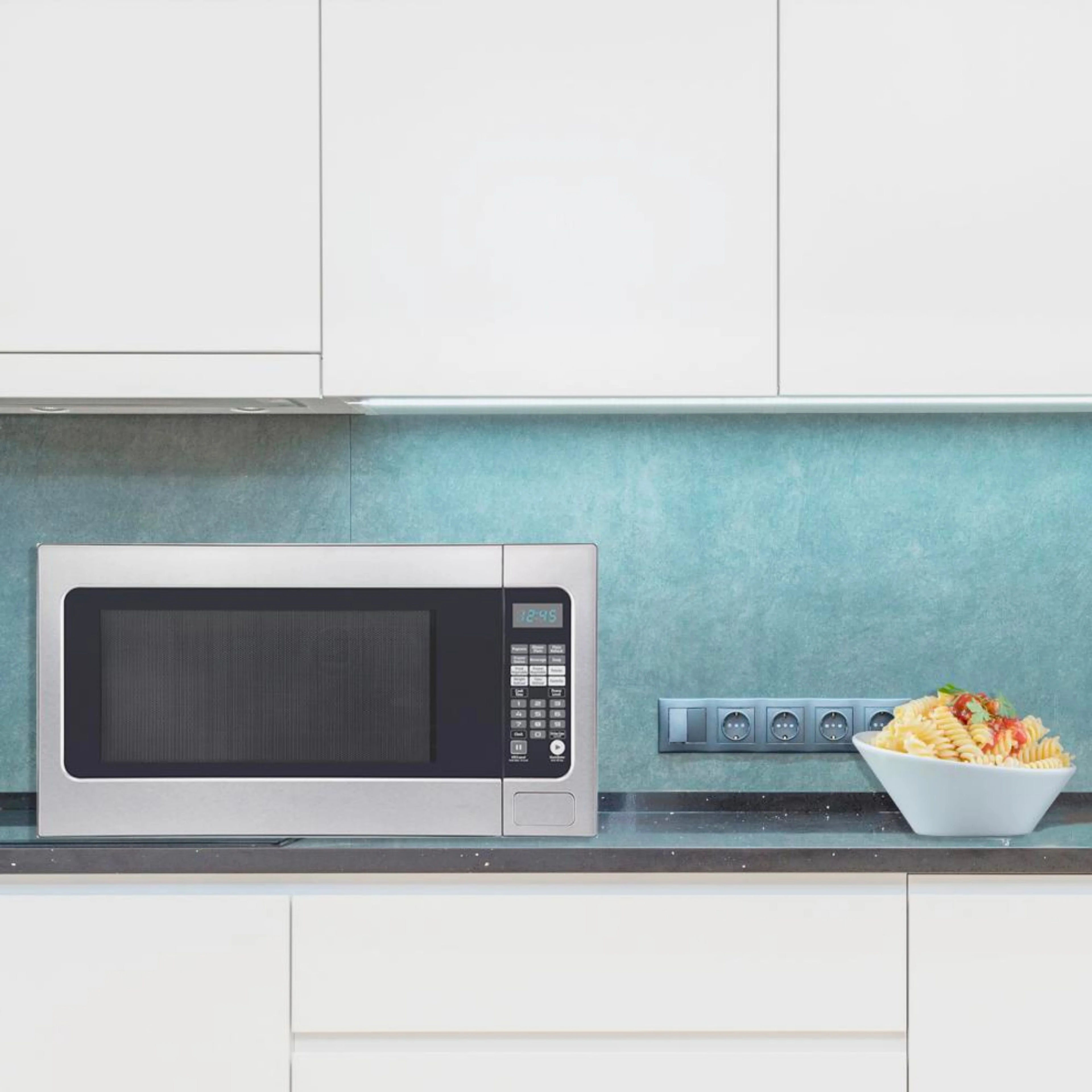 Impecca 2.2 Cu. Ft. Microwave Oven 1200W - Stainless Steel