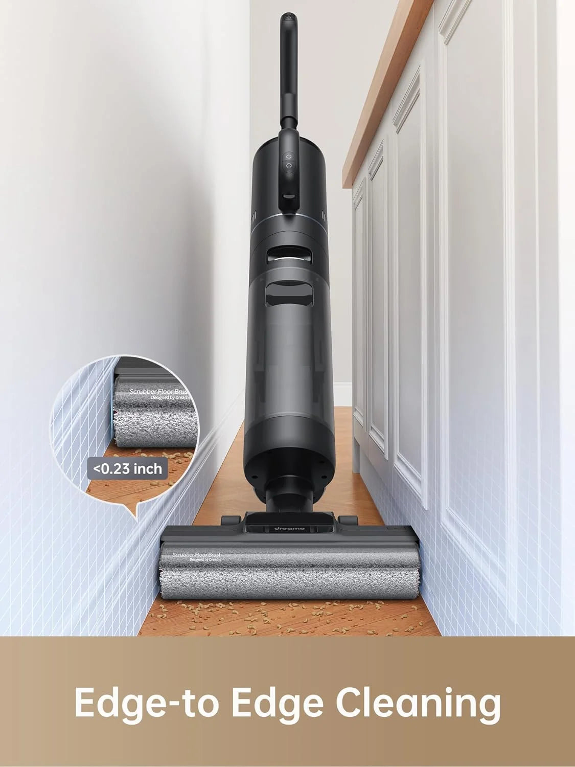 Dreame H12 Pro 900ml, 300W HP Wet Dry Vacuum Cleaner for Hard Floors with Accessories Included