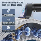 Carpet Cleaner Machine, 18 K pa Portable Carpet Spot and Upholstery Cleaner, 500 W Powerful Suction Deep Couch Cleaner Machine with Handle for Pet Stains, Sofa, Car Seat, Furniture