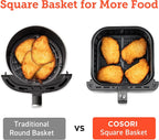 Cosori Air Fryer Oven Combo 5.8 Qt Max Xl Large Cooker