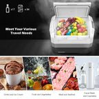 Costway 58 Quart Portable Electric Car Cooler Refrigerator Compressor Freezer for RVs Camping