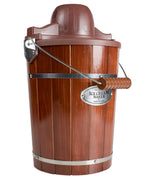 Nostalgia 6-Quart Wood Bucket Ice Cream Maker
