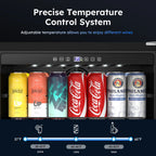 QAUSOU 24 Inch Under Counter Double Drawer Fridge, Weather Proof Stainless Steel Outdoor Beverage Refrigerator for Patio
