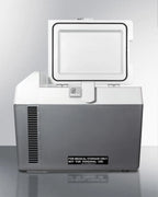 Portable Refrigerator/Freezer, Gray with Lock