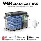 Setpower 12V Portable Refrigerator Freezer, 32 Quart Outdoor Fridge for Camping,Car Refrigerator,Electric Cooler for Truck, RV, Travel,3-Year Warranty