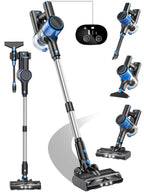 Cocbny Cordless Vacuum Cleaner, 28Kpa 8 in 1 Lightweight Stick Vacuum for Carpet Floor Pet Hair A27, Blue