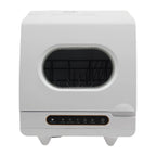 Flip-top Dishwasher White 5 intelligent washing functions Portable Countertop Dishwasher Compact  Low Noise Mini Dishwasher with Water Tank Leak-Proof Dry