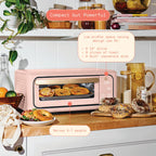 Beautiful Infrared Air Fryer Toaster Oven, 9-Slice, 1800 W, White Icing by Drew Barrymore