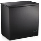 LHRIVER 7.0 cu. ft. Chest Deep Freezer with Adjustable Temperature, Free Standing Top Open Door Compact Freezer with 3 Removable Basket for Kitchen, Home, Bar, Garage, Office