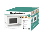Hamilton Beach 1.1 Cu. Ft. Microwave Oven, Countertop, Black and Stainless Steel