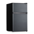 Newair 3.1 Cu. Ft. Compact Mini Refrigerator with Freezer in Gray