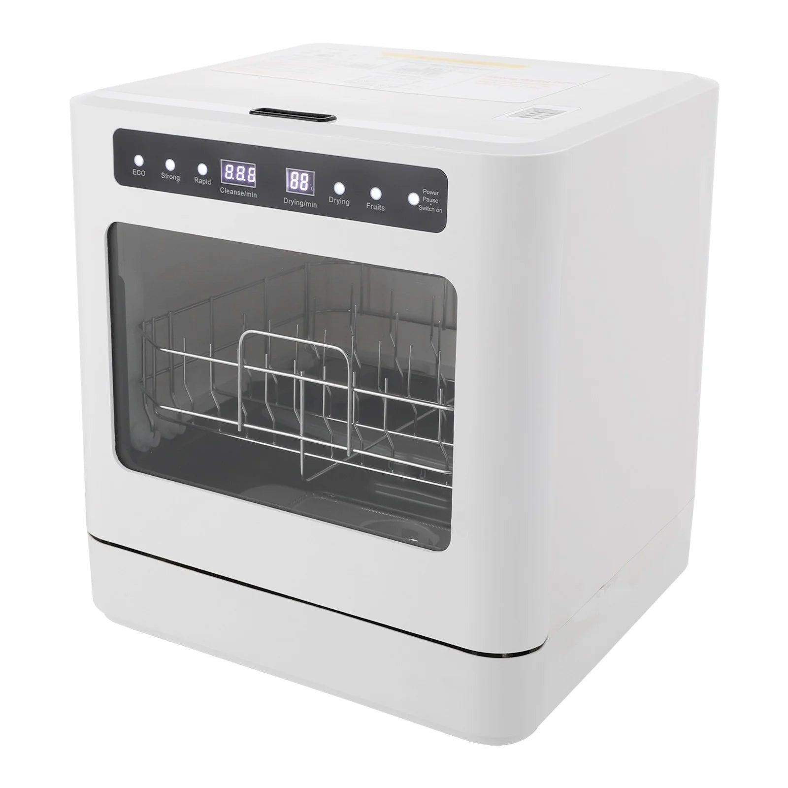110V 800W Portable Mini Dishwasher, Countertop Dishwasher, Household Mini Dishwasher 6.8L