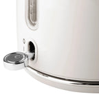 Haden Heritage 1500 1.7 Electric Kettle, Matte Black Finish with Copper Accents