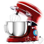 Costway 6.3 QT Tilt-Head Food Stand Mixer 6 Speed 660W wIth Dough Hook, Whisk & Beater Black