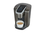 Restored Keurig K-Elite Single-Serve K-Cup Pod Coffee Maker, Brushed Slate (Refurbished)