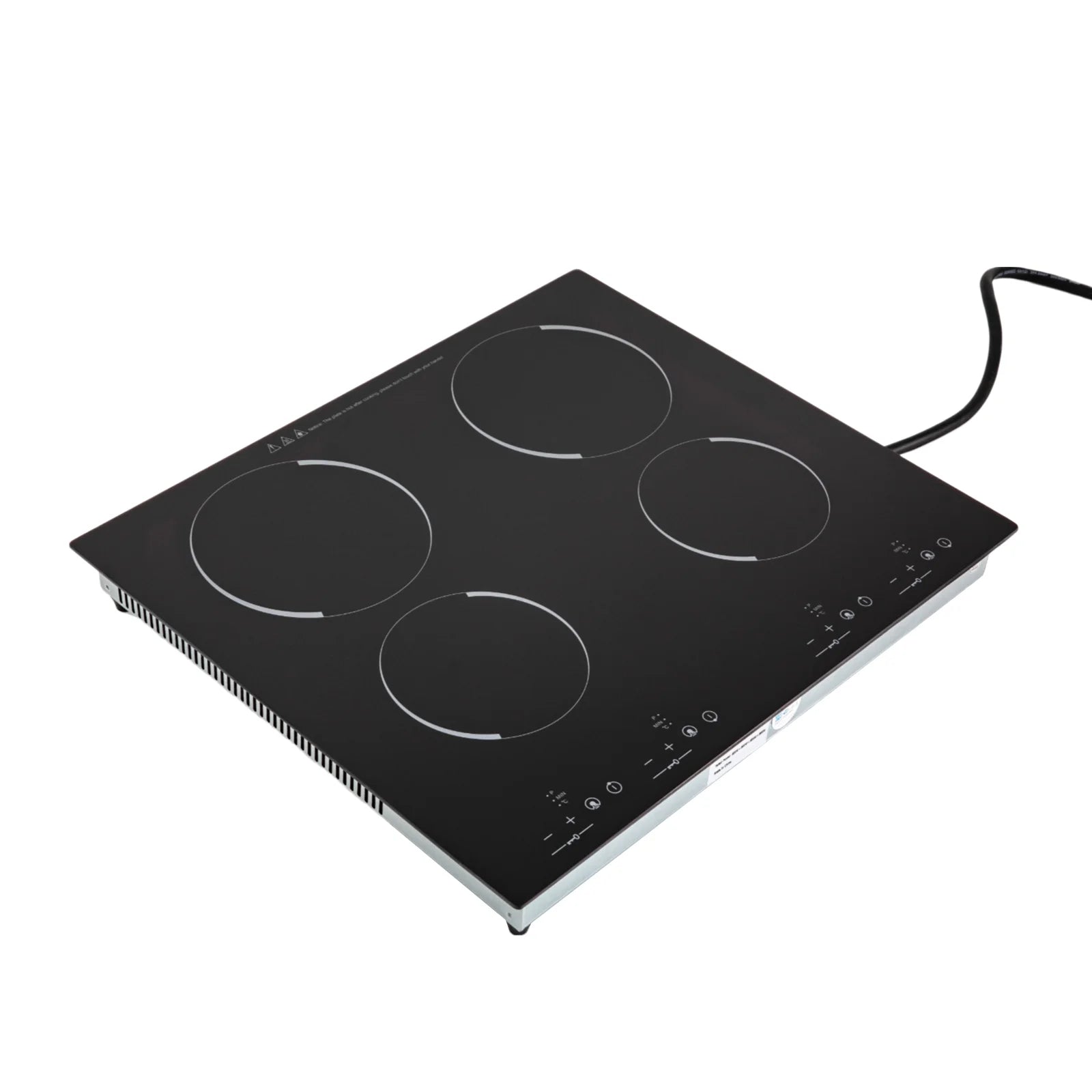 Built-in Cooktop 3000W, Electric Stove Top with 4 Electric Burners, 9 Heating Level, Kid Safety Lock, Sensor Touch Control, 110V Electric Cooktop