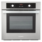 Cosmo 5 Piece Kitchen Appliance Package With 30" Electric Cooktop 24" Single Electric Wall Oven 30" Over-the-range Microwave French Door Refrigerator & 24" Built-in Fully Integrated Dishwasher