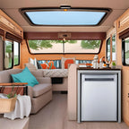 Equator Compact RV-Marine-Offgrid Refrigerator-Freezer 1.6cf 12V 110V Silver