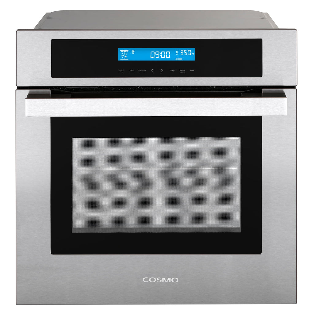 Cosmo 3 Piece Kitchen Appliance Package With 36" Electric Cooktop 24" Built-In Microwave Drawer 24" Single Electric Wall Oven Kitchen Appliance Bundles