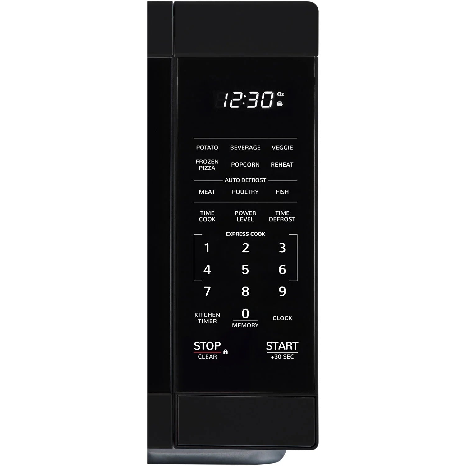 Sharp 1.1-Cu. Ft. Countertop Microwave Oven in Black