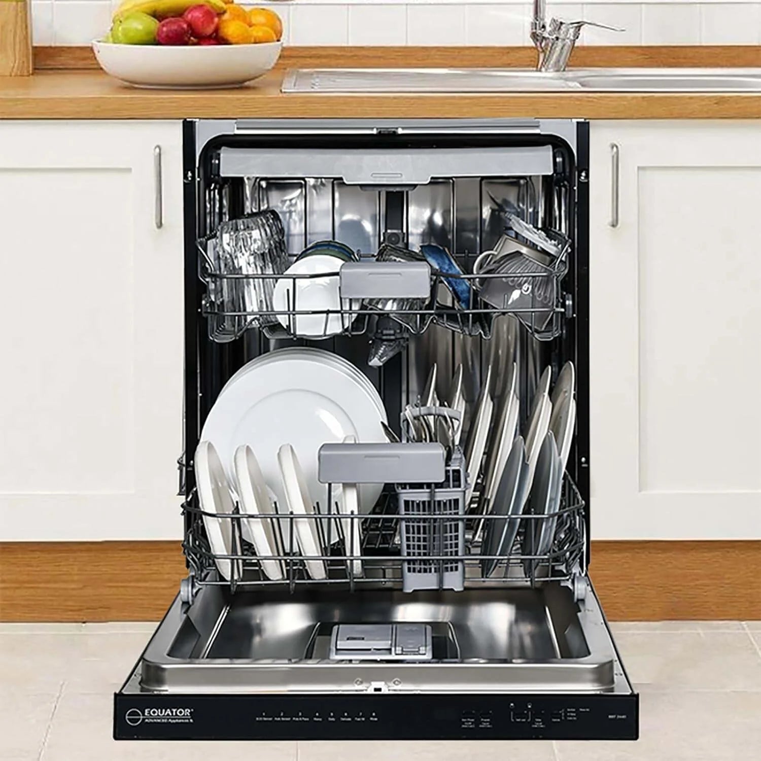 Equator 24 in Dishwasher Top Control 3 Rack 15 place 3.4g QUIET 51 dB 110V EStar