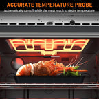 Garvee 30" Single Wall Ovens, 4.8 Cu.ft Built-in Convection Oven, Electric Oven with Safety Lock, LED Display, Touch Control, Timer for Kitchen, 3800W, 240V, Sliver