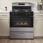 Brand New Amana? AGR6303MMS: 30-inch Gas Range in Stainless Steel.