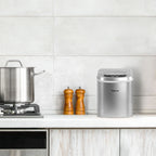 Magic Chef Brand - New Model MCIM22SV 27 lb. Capacity Portable Ice Maker (Silver) Bullet Ice Cubes