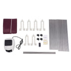 110V Wine Red Clothes Dryer Portable Travel Mini Dryer Machine 1200-1500W Electric Dryer For Homes, Apartments