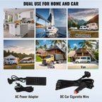 XYTREWPortable Car Refrigerator Cooler Freezer Compressor 9 L Single Zone for Car Home �?9  Single temperature zone compressor refrigeration car refrigerator, portable refrigeration and freezing
