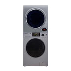 Equator Advanced Appliances Stainless Steel Washer/Compact Short Dryer in Black