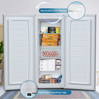 KNDKO 5.9 Cu.ft Upright Freezer, Mini Stand up Freezer with Adjustable Thermostat for Home/Office/Dorms/Apartment