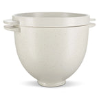 KitchenAid Bread Bowl with Baking Lid, Grey Speckle, KSM2CB5BGS