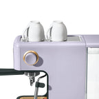 Beautiful Slim Espresso Machine with 20-Bar Pressure, Black Sesame by Drew Barrymore