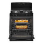 Amana? AGR6303MMB - Range Gas 30" 5.1 Cu. ft Oven with Bake Assist - Weight: 135 pounds- Depth: 27.2��- Height: 46.25��- Width: 29.08��