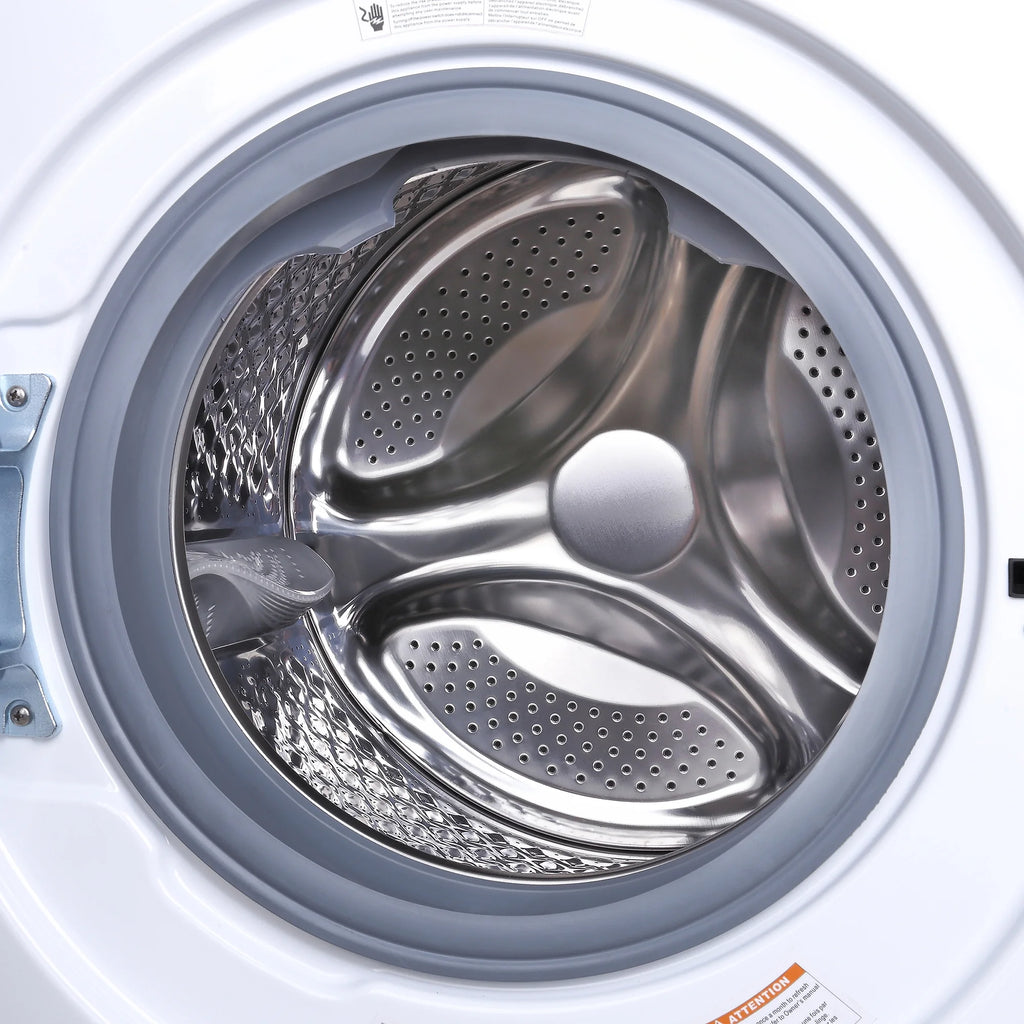 Magic Chef 24 in. 2.7 cu. ft. Front Load Compact Washer in White in White