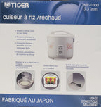 Tiger 5.5 Cup Floral White Rice Cooker & Warmer