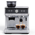 Espresso Coffee Machine with Grinder, 20 Bar Semi-Automatic Espresso Maker with Milk Frother Steamer Wand for Cappuccino, Latte, Macchiato, 2.8 L Water Tank, PID Temperature Control