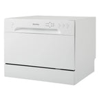 Danby 6 Place Setting Countertop Dishwasher in White (DDW621WDB)