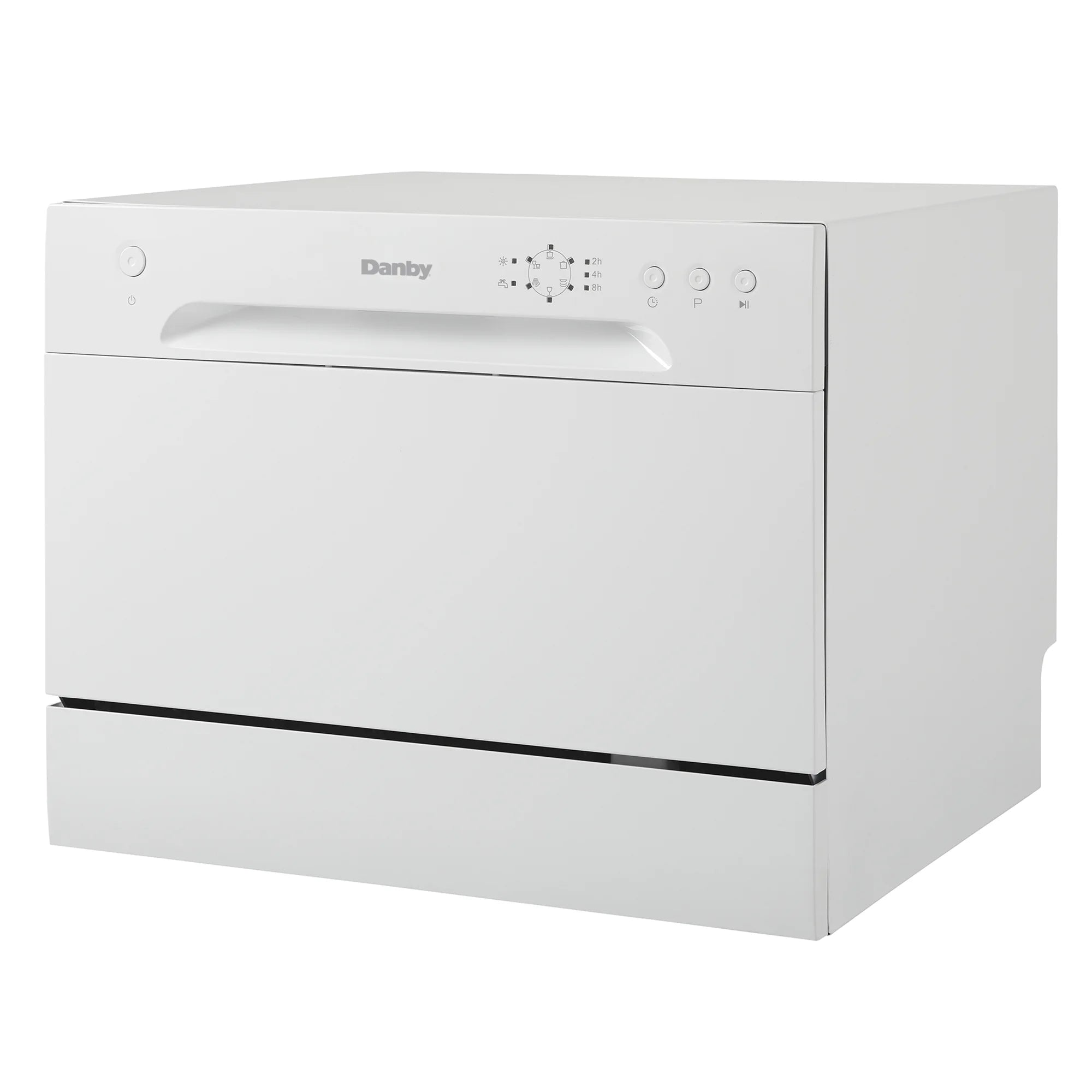 Danby 6 Place Setting Countertop Dishwasher in White (DDW621WDB)