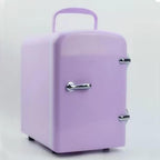 Mini Fridge,Skincare Fridge,Portable 4-Liter Capacity Makeup Fridge,Ideal for Bedroom, Dorm, Car and Office Use,Thermoelectric Cooler and Warmer,Car Fridge (Black)