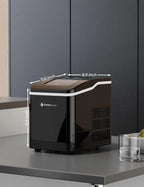 Ice Maker Countertop 2 Ice Sizes, 30 lbs Bullet Ice in 24H, Self-Clean, 9 Cubes in 5 Mins, FOHERE