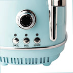 Haden Heritage 1.7 Liter Electric Kettle with 2 Slice Bread Toaster, White