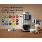 Keurig K-Cafe Single Serve K-Cup Coffee Maker, Latte Maker and Cappuccino Maker, Dark Charcoal