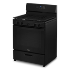 WHIRLPOOL WFG505M0MB 30" Black Free Standing Gas Range Black
